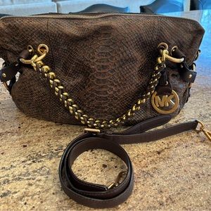 Authentic Michael Kors satchel speedy style shoulder handle or crossbody
